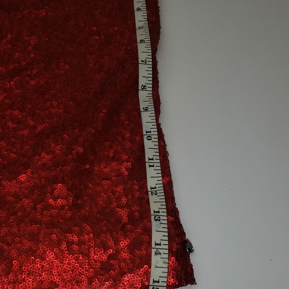 Guess Red Sequin Camisole Top - Picture 6 of 7